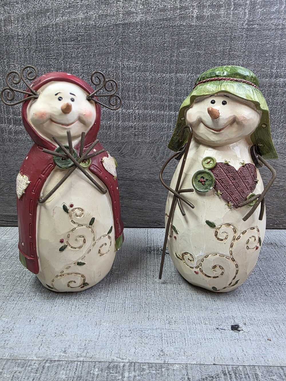 Snowman 6" Nativity Mary Joseph Christmas Figurines Holiday REPLACEMENTS b332